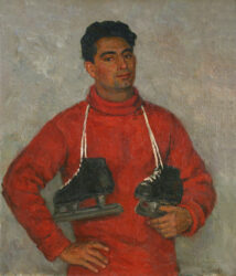 На-каток.-П-т-В.Переяславца.-1955.-Холст,-масло.82х72